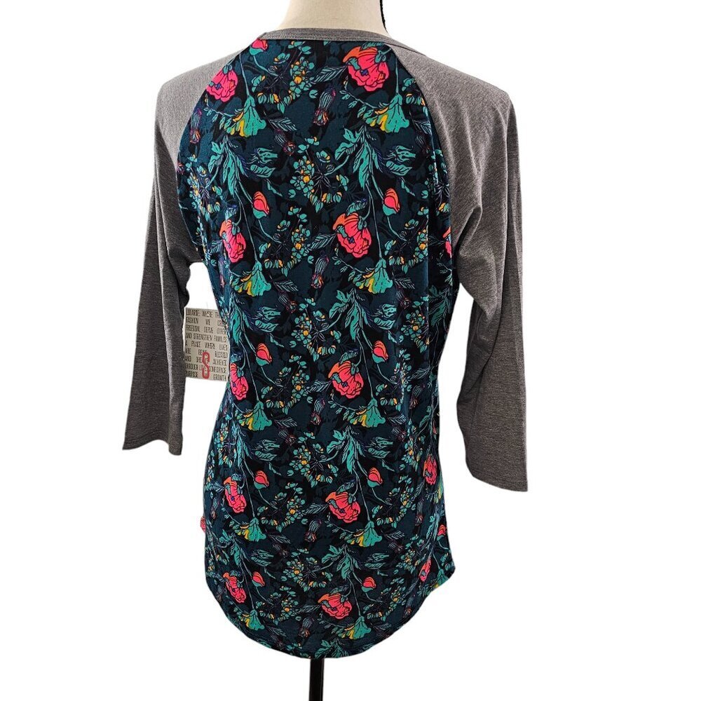 Lularoe RANDY Women's Floral Print Top - Size Small NWT - Picture 4 of 15